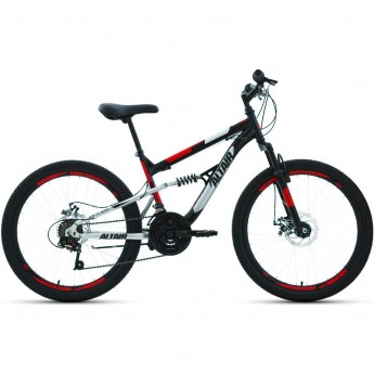 Велосипед ALTAIR MTB FS 20 D 14 Черный / Красный 2020