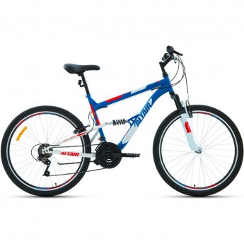 Велосипед ALTAIR MTB FS 26 1.0 18 Синий / Красный 2020