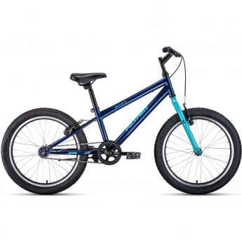 Велосипед ALTAIR MTB HT 20 1.0 10,5 Синий / Бирюзовый 2020