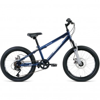 Велосипед ALTAIR MTB HT 20 2.0 D 10,5 Синий / Серебристый 2020