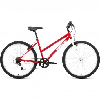 Велосипед ALTAIR MTB HT 26 LOW 26", рама 15", красный/белый, 2022