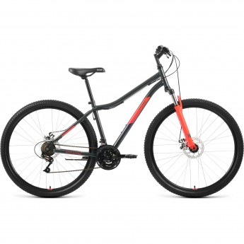 Велосипед ALTAIR MTB HT 29 2.0 D 29", рама 19", темно-серый/красный, 2022