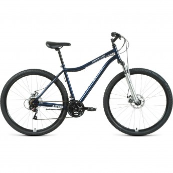 Велосипед ALTAIR MTB HT 29 2.0 disc 29", рама 17", темно-синий/серебристый, 2021